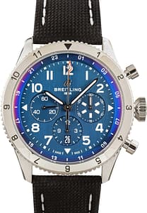 Breitling Super AVI Chronograph GMT 46 Blue Dial