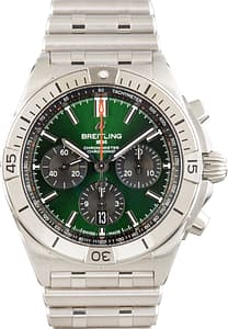 Pre-Owned Breitling Chronomat B01 42 Green Dial