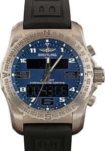 Used Breitling Cockpit B50 Titanium Blue Dial