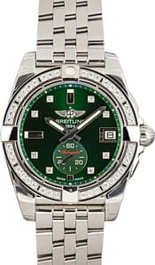 Pre-Owned Breitling Galactic 36 Green Dial