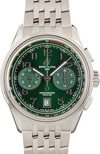 Breitling Premier Chronograph 42 Green Dial