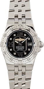 Breitling Starliner Stainless Steel Black Dial