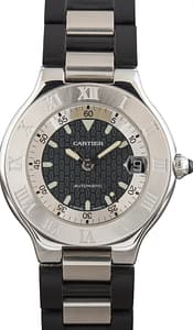 Cartier Must 21 Autoscaph W10147U2 Black Dial