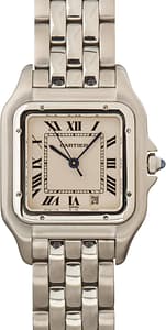 Pre-owned Panthere de Cartier Stainless Steel