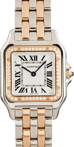 Cartier Panthere W3PN0007 Stainless Steel & Rose Gold