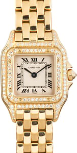 Pre-Owned Cartier Panthere WF3072B9 Diamond Case & Bezel