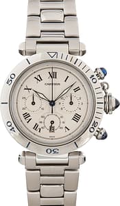 Cartier Pasha Ref W3101855 Stainless Steel