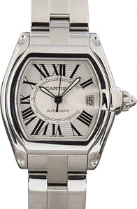 Cartier Roadster W62025V3 Silver Dial
