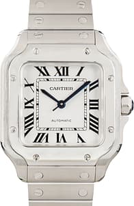 Santos de Cartier Stainless Steel WSSA0029 Medium Model