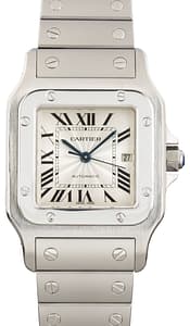 Pre-Owned Cartier Santos Galbee W20055D6 Stainless Steel