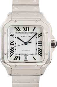 Santos De Cartier WSSA0018 Steel Large Model