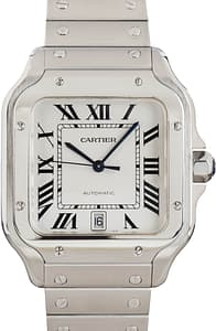 Santos de Cartier WSSA0018 Large Steel Model