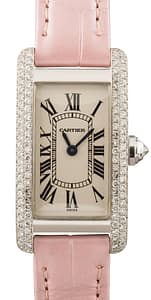 Cartier Tank Americaine 18k White Gold