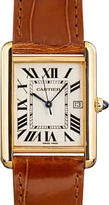 Pre-Owned Cartier Tank Louis Ref W1529756 18k Yellow Gold