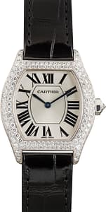Pre-Owned Cartier Tortue WA504931 Diamond Case