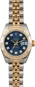 Used Rolex Lady-Datejust 179313 Blue Diamond Dial