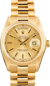 Used Rolex Day-Date 36 Ref 18038 Champagne Dial