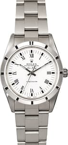 Pre-Owned Rolex Air King 14010 White Dial