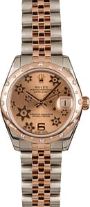 Used Rolex Datejust 178341 Bronze Floral Dial