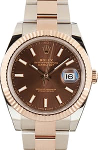 Rolex Datejust 41 ref 126331 Steel & 18k Everose Gold