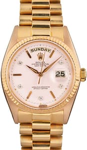 Rolex Day-Date President 1803 Pink Stella Dial