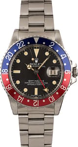 Vintage Rolex GMT-Master 16750 'Pepsi' Insert 1979