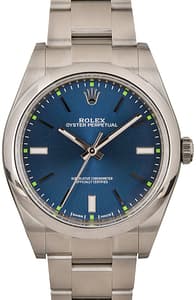 PreOwned Rolex Oyster Perpetual 114300 Blue Index Dial