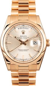 Rolex Presidential Rose Gold 118205