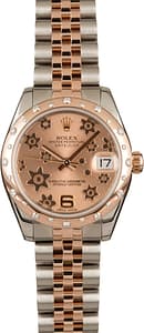 Rolex Datejust 178341 Everose Floral Dial