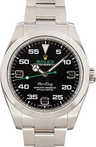 Used Rolex Air-King 116900 Black Arabic Dial