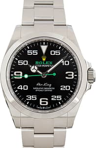 Used Rolex Air-King 126900 Black Dial