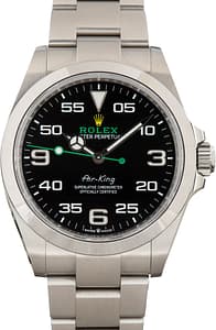 Men's Used Rolex Air-King Ref 126900 Black