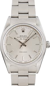 Rolex Air King 14000 Silver Dial
