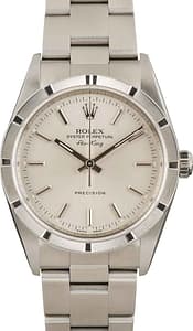 Used Rolex Air-King 14010M Silver Dial