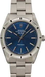 Used Rolex Air-King 14010M Blue Index Dial