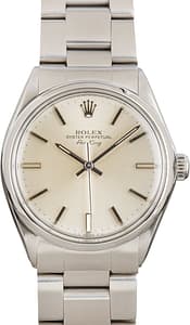 Rolex Air King 5500 Silver Dial Oyster