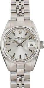 Used Rolex Ladies Date 6916 Silver Dial