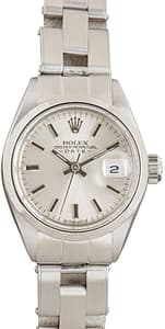 Pre-Owned Rolex Ladies Date 6916 Silver Dial