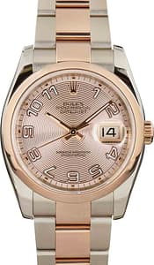 Pre-Owned Rolex Datejust 116201 Arabic Dial