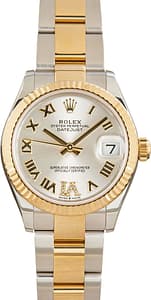 Pre-Owned Ladies Rolex Datejust 31 ref 278273 Silver Diamond VI Dial