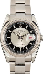 Used Rolex Datejust 36 ref 116234 Tuxedo Dial