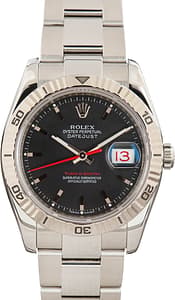 Used Rolex Datejust Ref 116264 Thunderbird Black Dial