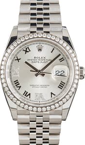 Rolex Datejust 126284 Silver Roman Dial