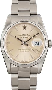 Pre-Owned Rolex Datejust 36 ref 16220 Stainless Steel