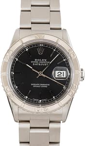 Used Rolex Datejust Ref 16264 Black Dial Thunderbird