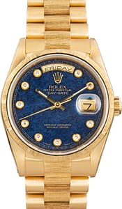 Rolex Day-Date 18248 Aventurine Pinball Diamond Dial