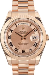 Rolex Day-Date II Ref 218235 Everose Gold