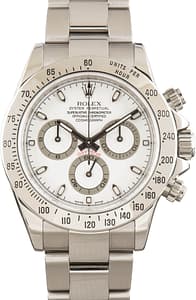 Pre-Owned White Dial Rolex Daytona 116520