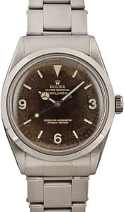 Vintage Rolex Explorer 1016 Gilt Tropical Dial