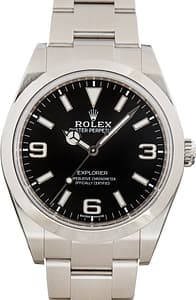 Pre-Owned Rolex Explorer 214270 Stainless Steel Oyster